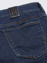 Meyer Jeans M5 - Dark Denim Jean with Contrast Stitching