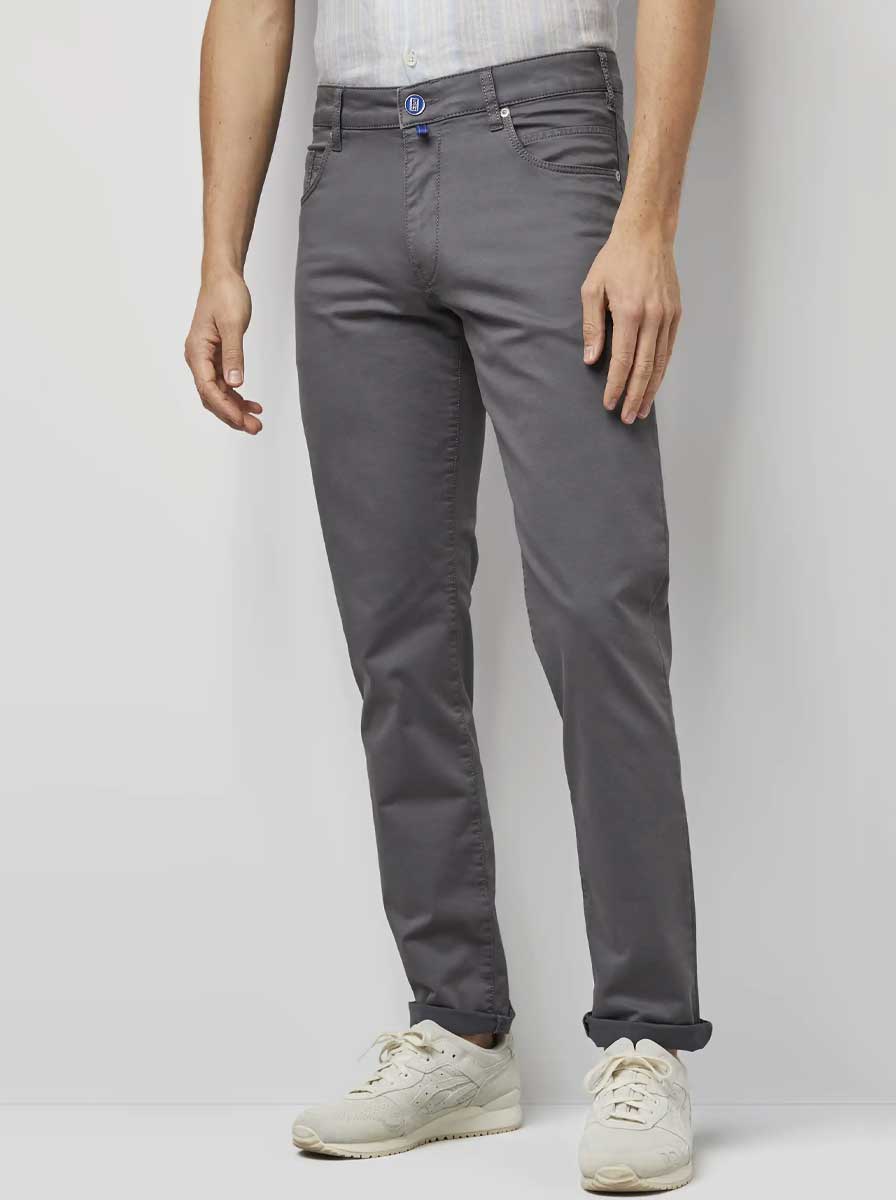 Meyer Jeans M5 - Grey Cotton & Tencel™ Jean