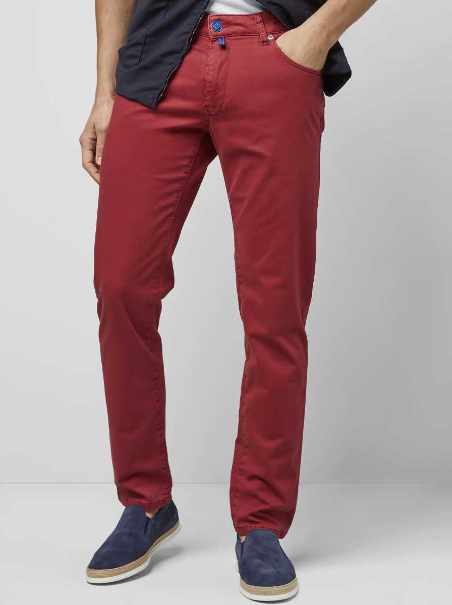 Meyer Jeans M5 - Red Cotton & Tencel™ Jean