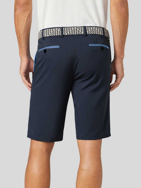 Meyer Shorts Meyer - Palma Navy Cotton Short w/ Contrast Trim