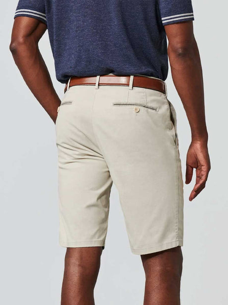 Meyer Shorts Meyer - Palma Stone Cotton Short w/ Contrast Trim