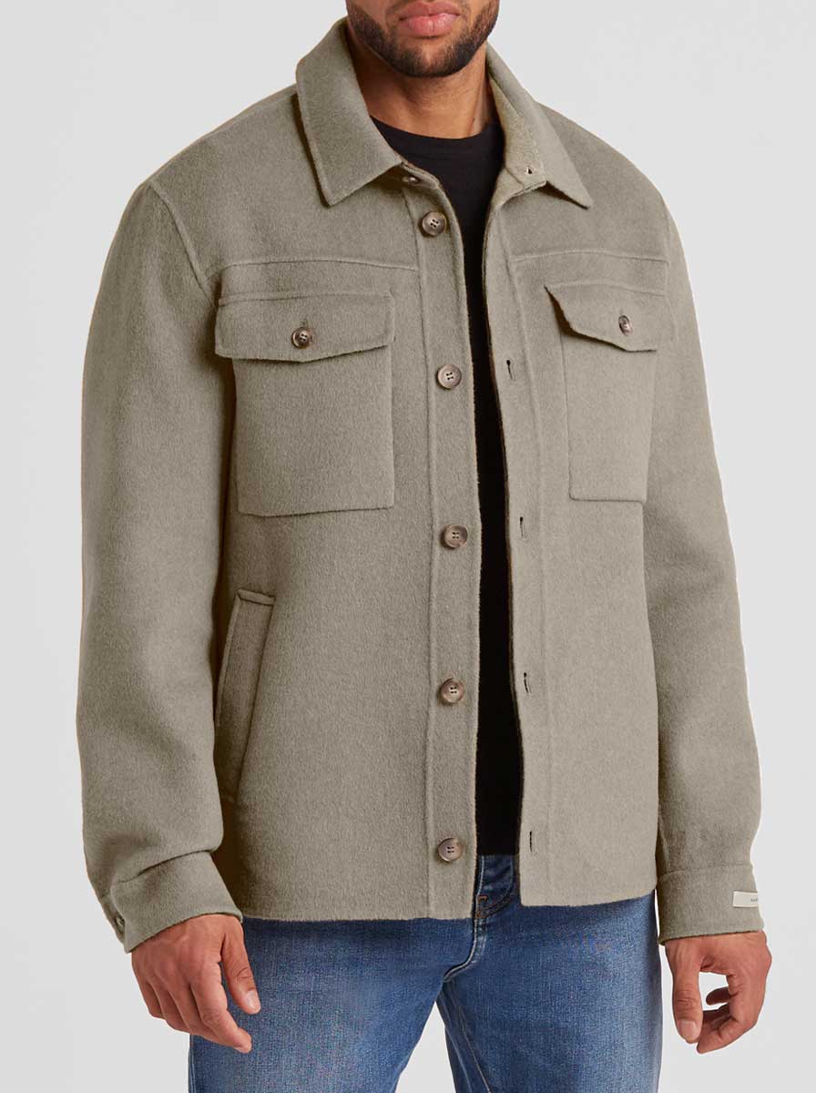 Milestone Coats Milestone - Double Faced Wool Shacket