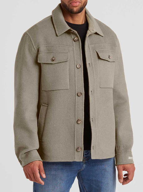 Milestone Coats Milestone - Double Faced Wool Shacket