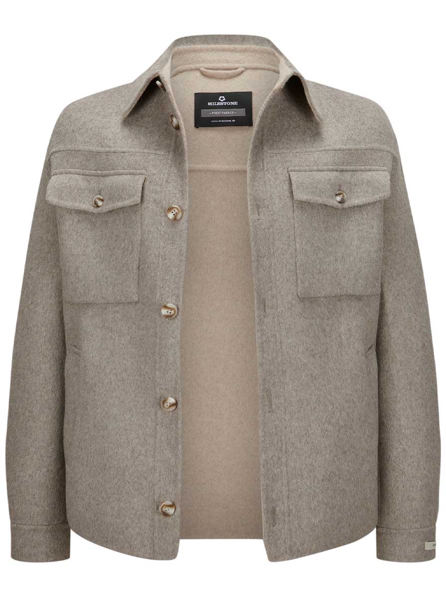 Milestone Coats Milestone - Double Faced Wool Shacket