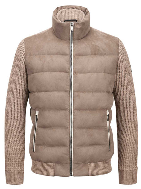 Milestone Hybrid Milestone - Quilted Beige Hybrid Jacket