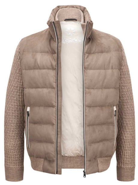 Milestone Hybrid Milestone - Quilted Beige Hybrid Jacket