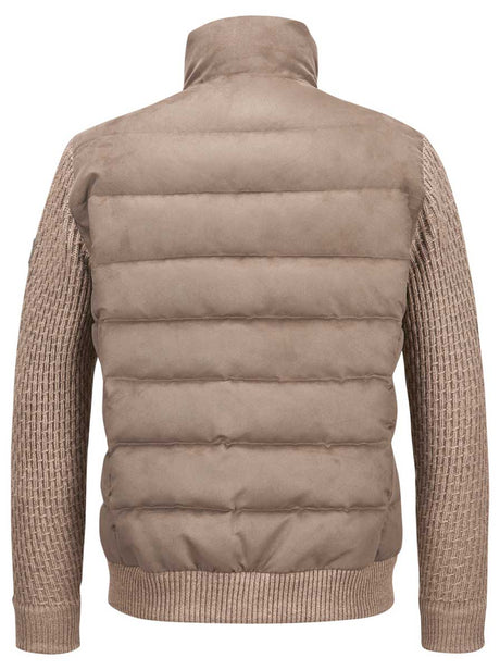 Milestone Hybrid Milestone - Quilted Beige Hybrid Jacket