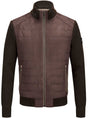 Milestone Hybrid Milestone - Quilted Brown Hybrid Jacket