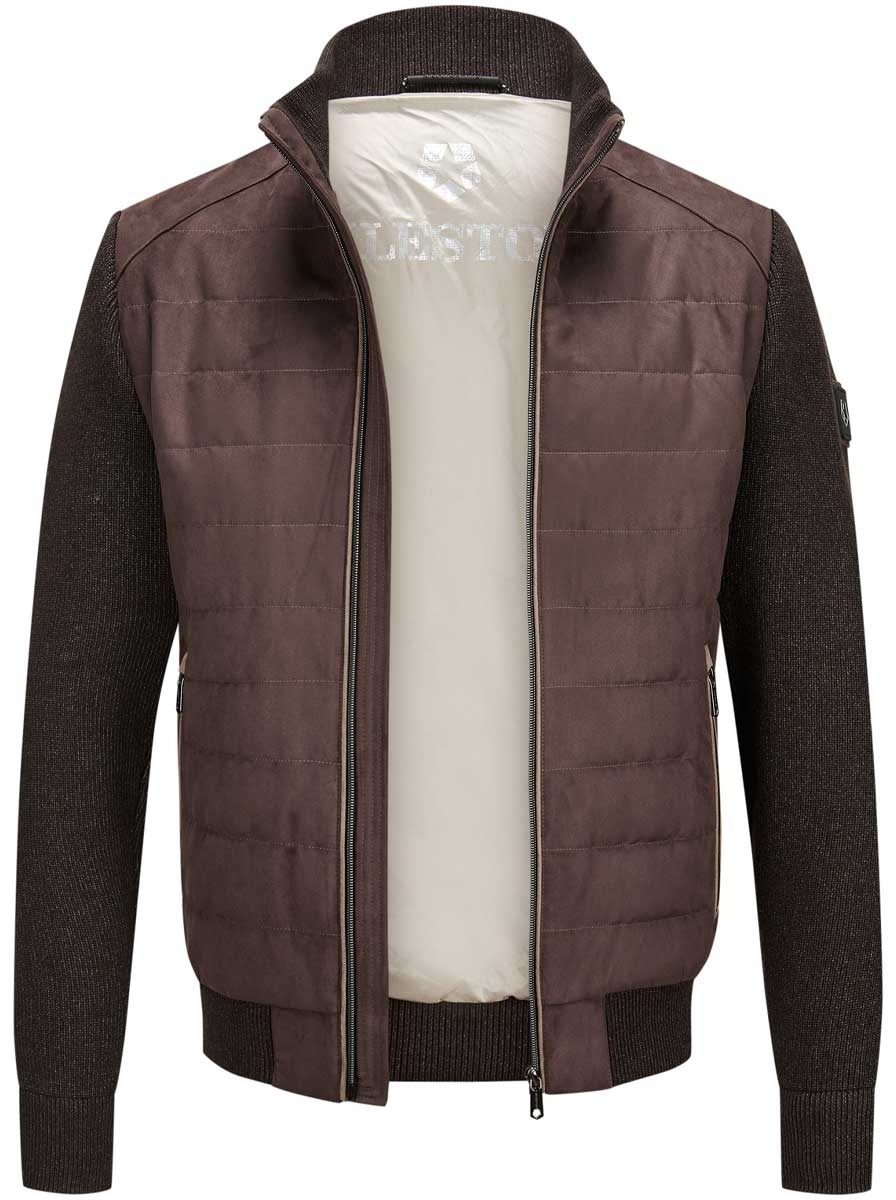 Milestone Hybrid Milestone - Quilted Brown Hybrid Jacket