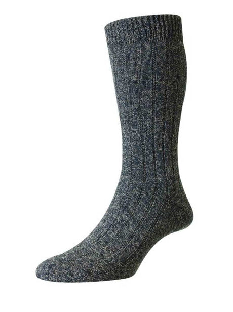 Pantherella Socks Pantherella - Rye Rib Recycled Cotton Socks