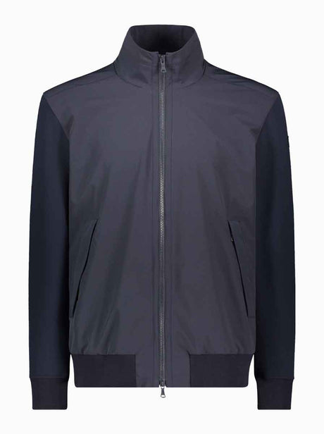 Paul & Shark Coats & Jackets Paul & Shark - Nylon Full Zip Mix Media Jacket With Typhoon® Details