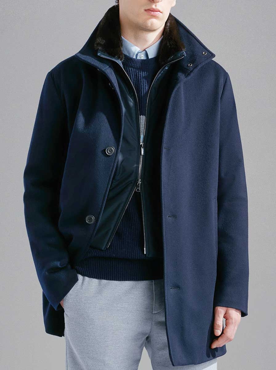 Paul & Shark Coats Paul & Shark - Loro piana Storm System Cashmere Coat