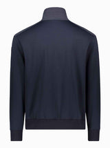 Paul & Shark Coats Paul & Shark - Nylon Full Zip Mix Media Jacket With Typhoon® Details