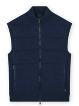 Paul & Shark Coats Paul & Shark - Platinum Typhoon Navy Wool Gilet