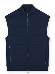 Paul & Shark Coats Paul & Shark - Platinum Typhoon Navy Wool Gilet