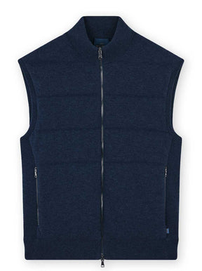 Paul & Shark Coats Paul & Shark - Platinum Typhoon Navy Wool Gilet