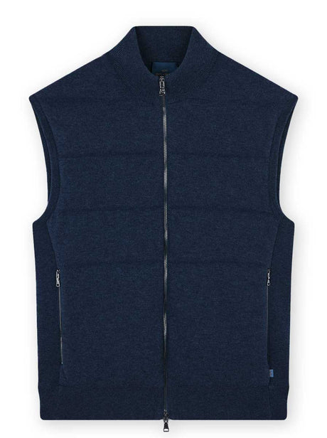 Paul & Shark Coats Paul & Shark - Platinum Typhoon Navy Wool Gilet