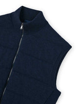 Paul & Shark Coats Paul & Shark - Platinum Typhoon Navy Wool Gilet