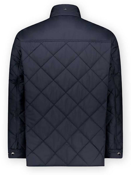 Paul & Shark Coats Paul & Shark - Quilted Jacket with Alcantara® Details