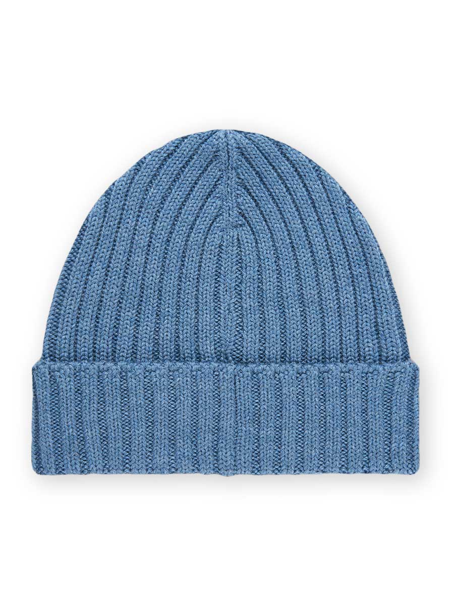 Paul & Shark Hats Paul & Shark - Airforce Blue Wool Beanie