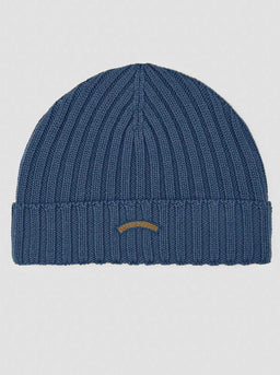 Paul & Shark Headwear Paul & Shark - Airforce Blue Wool Beanie