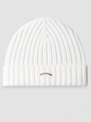 Paul & Shark Headwear Paul & Shark - Beige Wool Beanie