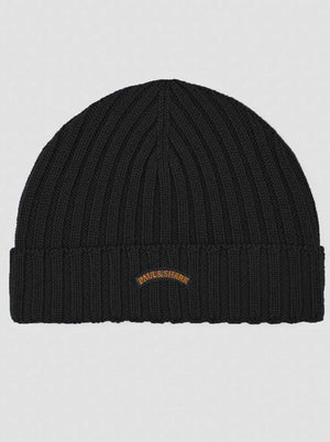 Paul & Shark Headwear Paul & Shark - Black Wool Beanie