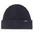 Paul & Shark Headwear Paul & Shark - Ribbed Navy Wool Beanie
