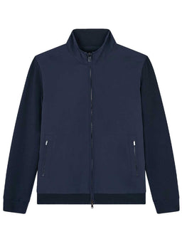 Paul & Shark Hybrid Paul & Shark - Re 4x4 Stretch Navy Full Zip Hybrid Jacket