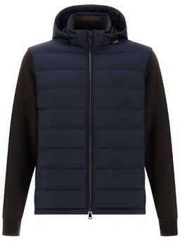Paul & Shark Hybrid Paul & Shark - Ultralight Down Navy Hybrid with removable wool sleeves