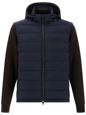 Paul & Shark Hybrid Paul & Shark - Ultralight Down Navy Hybrid with removable wool sleeves
