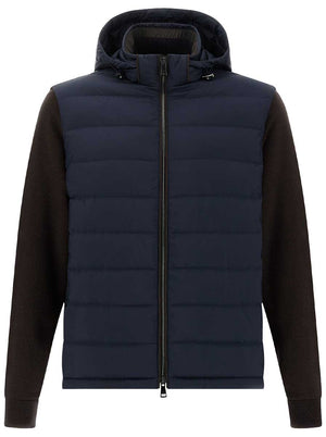 Paul & Shark Hybrid Paul & Shark - Ultralight Down Navy Hybrid with removable wool sleeves