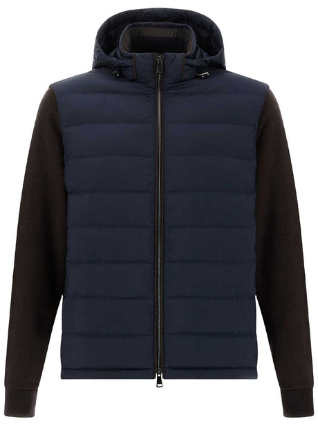 Paul & Shark Hybrid Paul & Shark - Ultralight Down Navy Hybrid with removable wool sleeves