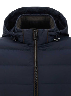 Paul & Shark Hybrid Paul & Shark - Ultralight Down Navy Hybrid with removable wool sleeves
