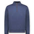 Paul & Shark Knitwear & Jumpers Paul & Shark - Denim Wool half Zip Sweater w/ Alcantara® Trim