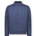 Paul & Shark Knitwear & Jumpers Paul & Shark - Denim Wool half Zip Sweater w/ Alcantara® Trim