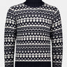 Paul & Shark Knitwear & Jumpers Paul & Shark - Fishermans crewneck geometric print roll neck jumper