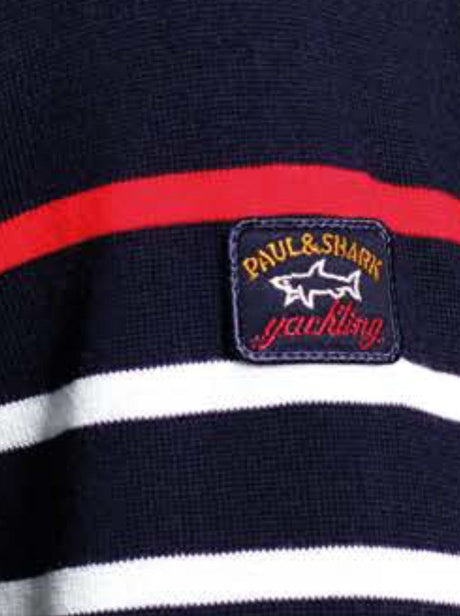 Paul & Shark Knitwear & Jumpers Paul & Shark - Four Season Merino Wool Stripped Jumper