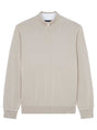 Paul & Shark Knitwear & Jumpers Paul & Shark - Fresco Cotton Quarter Zip Beige Sweater