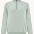 Paul & Shark Knitwear & Jumpers Paul & Shark - Piuma Cotton Green Half‑Zip Sweater With Typhoon® Details 126