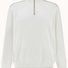 Paul & Shark Knitwear & Jumpers Paul & Shark - Piuma Cotton Off-White Half‑Zip Sweater With Typhoon® Details