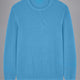 Paul & Shark Knitwear & Jumpers Paul & Shark - Riviera Garment Dyed Cotton Crew Neck Blue Sweater