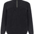 Paul & Shark Knitwear & Jumpers Paul & Shark - Tech Wool Half Zip Navy Sweater