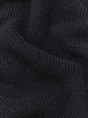 Paul & Shark Knitwear & Jumpers Paul & Shark - Tech Wool Half Zip Navy Sweater