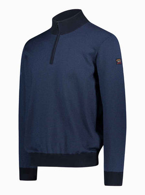 Paul & Shark Knitwear & Jumpers Paul & Shark - Textrurd Half Zip Jumper