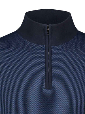 Paul & Shark Knitwear & Jumpers Paul & Shark - Textrurd Half Zip Jumper