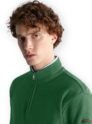 Paul & Shark Knitwear & Jumpers Paul & Shark - Textured Wool Half Zip Jumper