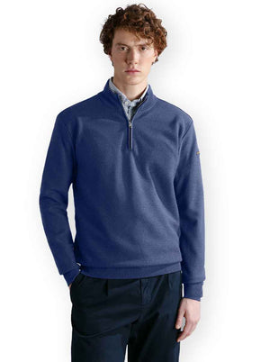 Paul & Shark Knitwear & Jumpers Paul & Shark - Textured Wool Half Zip Jumper