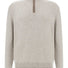 Paul & Shark Knitwear & Jumpers Paul & Shark - Wool and Cashmere Stone Half-Zip Sweater