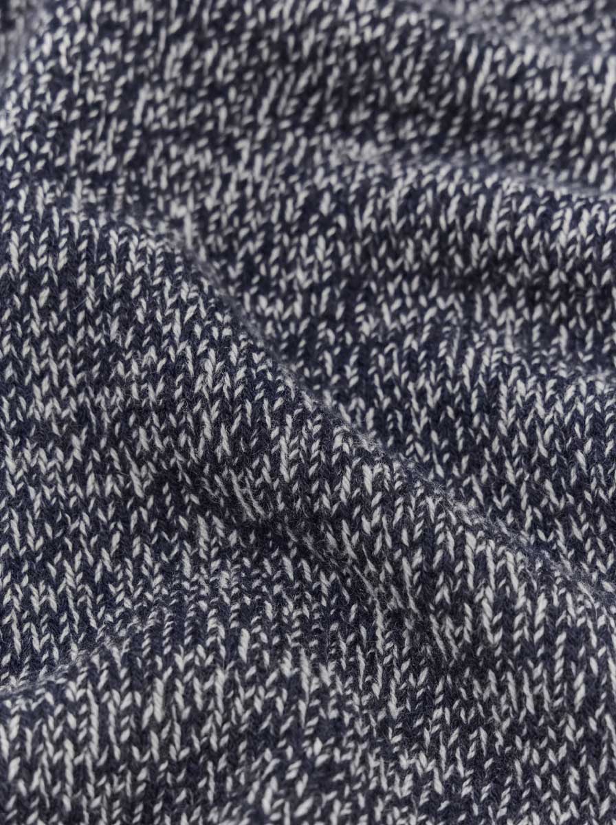 Paul & Shark Knitwear & Jumpers Paul & Shark - Wool & Cashmere Full-Zip Blue Melange Sweater